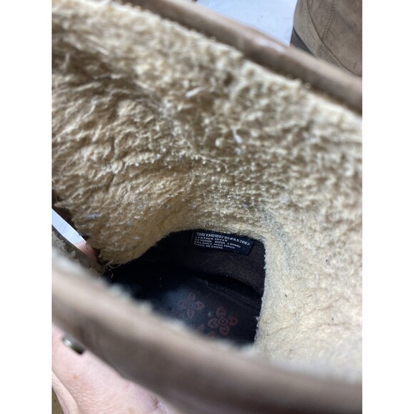 Tara M Torishearing Brown Midi Boots Womens Sz 10 Convertible - Picture 8 of 8